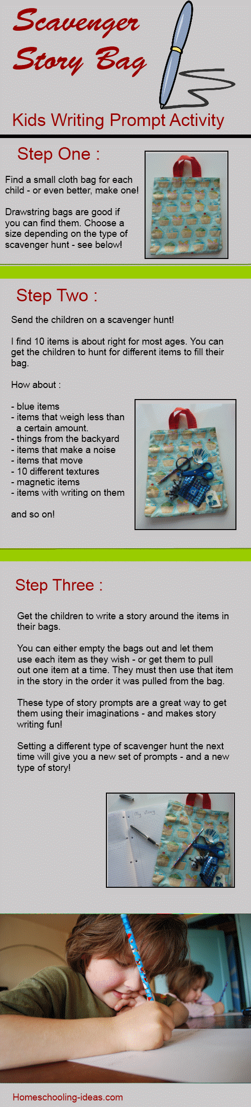 Build A Creative Story Writing Kit for Kids